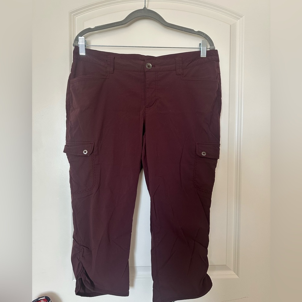 Eddie Bauer Maroon Women's Cargo Shorts